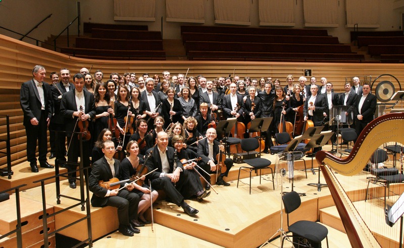 Les musiciens à la Salle Pleyel